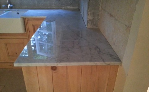 carrara marble worktop