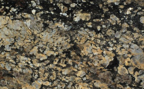 Coral gold granite close-up