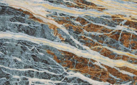 Blue Jeans marble close-up