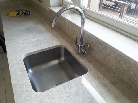 Utility worktops in marble, sills and upstands