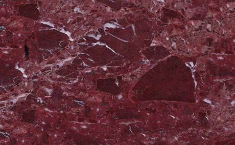 Rosso Lepanto marble close-up