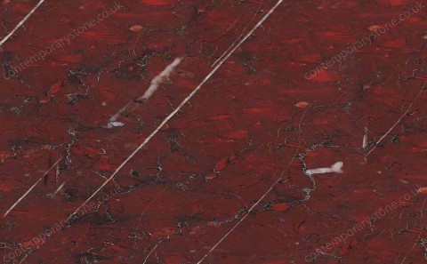 Rouge Griotte marble close-up